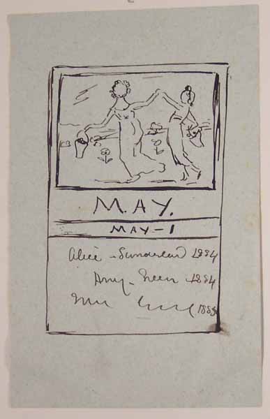 Design for Page of an Almanac for Month of May